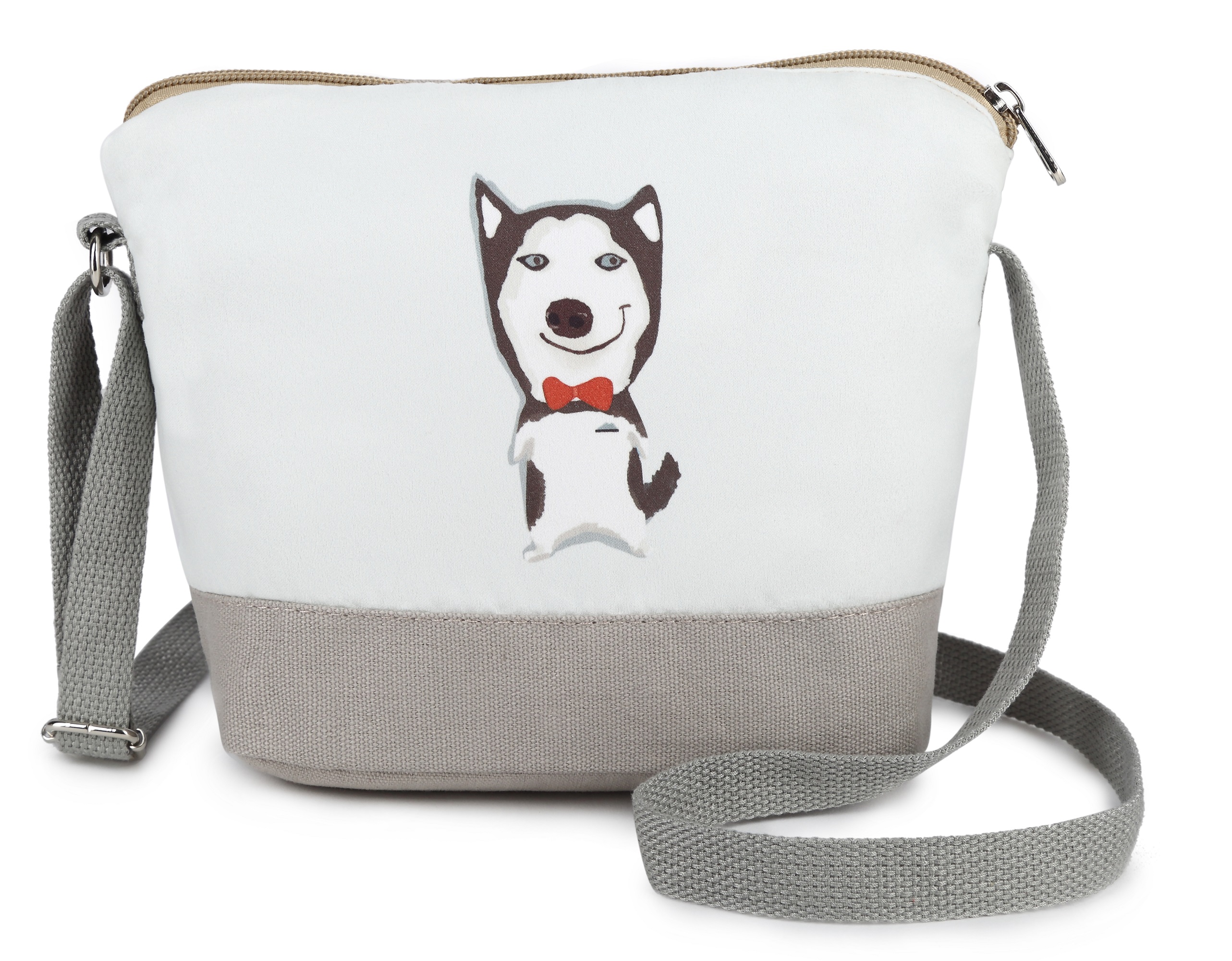 Dog Walking Bag, Husky Crossbody Bag, Kuvasz Dog Crossbody Bag